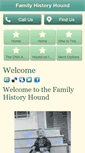Mobile Screenshot of familyhistoryhound.com