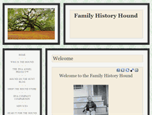 Tablet Screenshot of familyhistoryhound.com